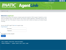 Tablet Screenshot of agentlink.natic.com